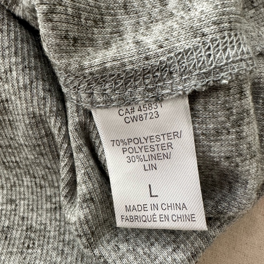 Chaser Ribbed Grey Racer Tank - Picture 6 of 6